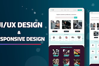 develop a creative and professional UI UX design for you