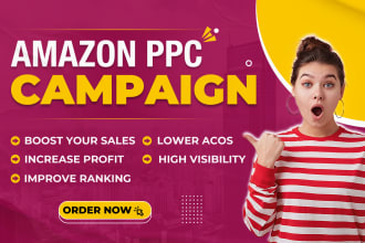 setup manage and optimize amazon PPC campaigns ads sponsored