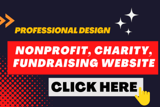 build a nonprofit, charity, fundraising, ngo website with donation system