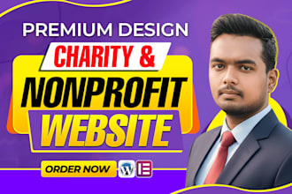 build a nonprofit, charity, fundraising, ngo website with donation system