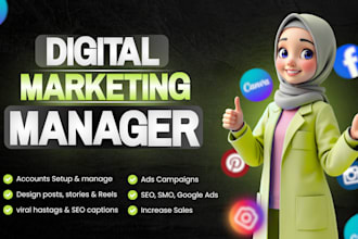 be your digital marketing expert and social media manager
