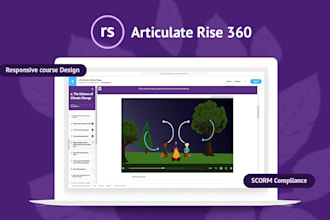 develop elearning course in rise 360