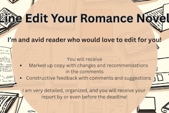 edit your romance novel