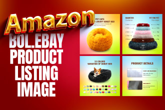 make bol product listing image, bol infographic, lifestyle for amazon