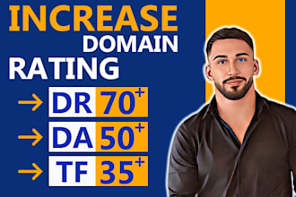 increase domain authority da domain rating ahrefs DR with quality seo backlinks