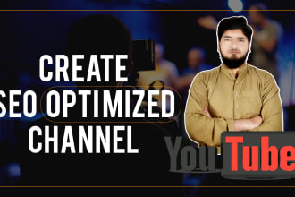create SEO optimized youtube channel
