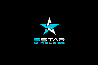 design awesome beautiful 5star wireless logo design