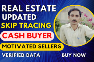 do real estate active cash buyer motivated seller leads with skip tracing