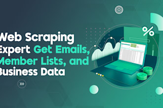 scrap businesses, members, data, emails from any website