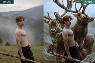do realistic photo manipulation adobe photoshop editing