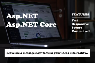 create asp dotnet core website for person or business