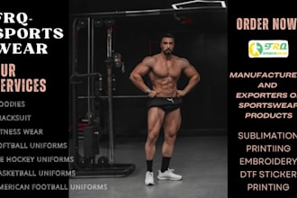 be your sportswear manufacturer and exporter