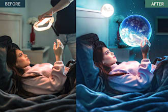 do realistic photo manipulation in photoshop editing