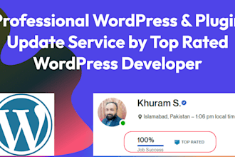 update your wordpress website and plugins