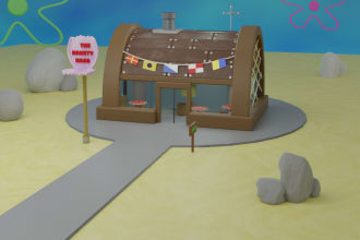 low poly blender 3d model