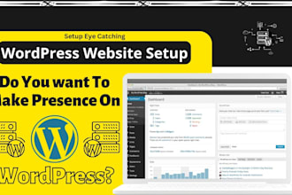 setup eye catchy wordpress theme