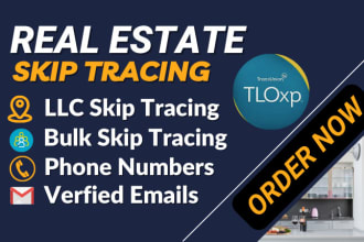 do skip tracing for real estate business and llc skip tracing