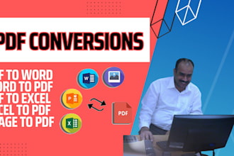 convert PDF to word, scanned image to word or google docs