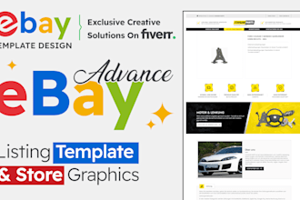 custom ebay listing template responsive ebay store