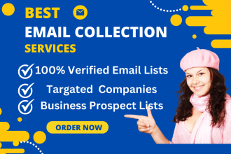 highly target b2b  lead generation data scraping email list building
