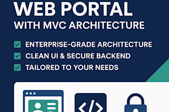 build a scalable enterprise web portal with mvc architecture