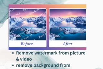 do remove the watermark from the pictures