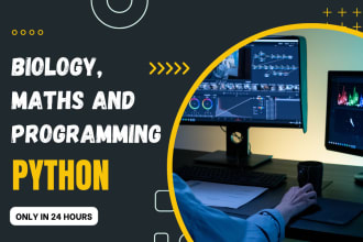 do statistical programming for molecular biology in python