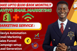 setup advance klaviyo email marketing flows klaviyo automation and SMS flows