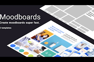 design a brand board or mood board for your business