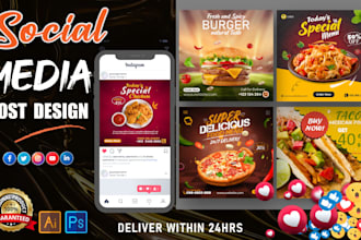 design social media post facebook ads instagram post twitter banner web banner