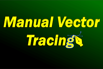 do manual vector tracing, redraw, redo, edit, recreate logo