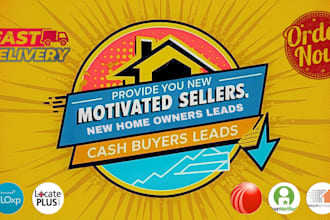 provide new homeowners, motivated sellers cash buyers leads