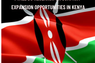 do research on company expansion opportunities in kenya