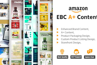 design amazon product infographic, listing image,  ebc a plus content