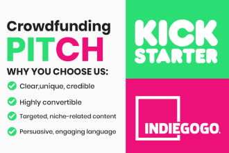 write pitch for crowdfunding campaign kickstarter, indiegogo, gofundme