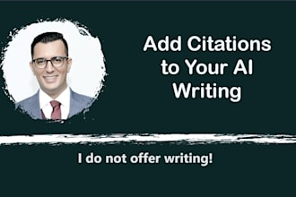 update and add 5 real citations and references to your ai generated writing
