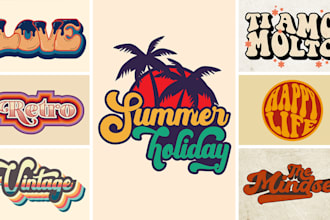 Hot Review!  design custom retro vintage script hand lettering typography t shirt font logo