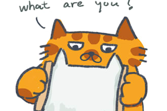 draw little animal illustration