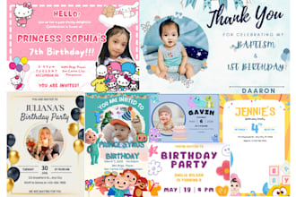 design a birthday invitation