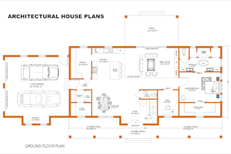 be your draftsman for house 2d floor plans in autocad