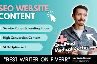 write high conversion SEO website content
