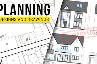 create architectural plans for new or existing buildings