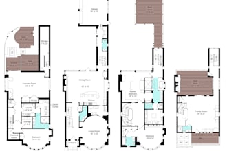 do 2d floor plan, color, furniture, on visio or auto cad
