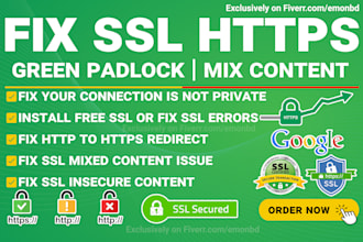 install free SSL or fix SSL https green padlock, mix content issue in wordpress