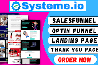 design perfect clickfunnels landing page sales funnel sales page in systeme io