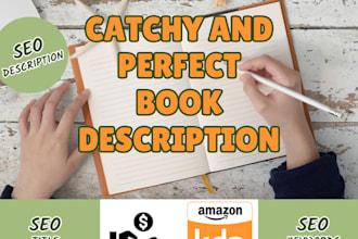 write a perfect SEO ebook description KDP for best selling