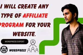 create any type of affiliate program for your website