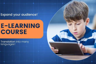 professionally translate your elearning course