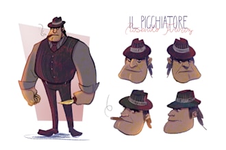 create character reference sheets