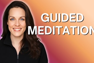 record a professional guided meditation or wellness voiceover